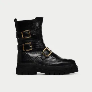 Joanna - Black Leather