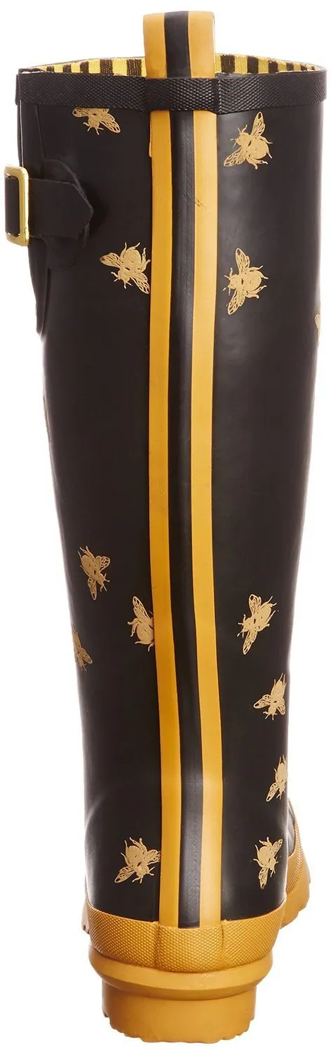 Joules Welly Print Women's Rubber Rain Boots Waterproof