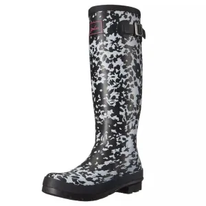 Joules Welly Print Women's Rubber Rain Boots Waterproof