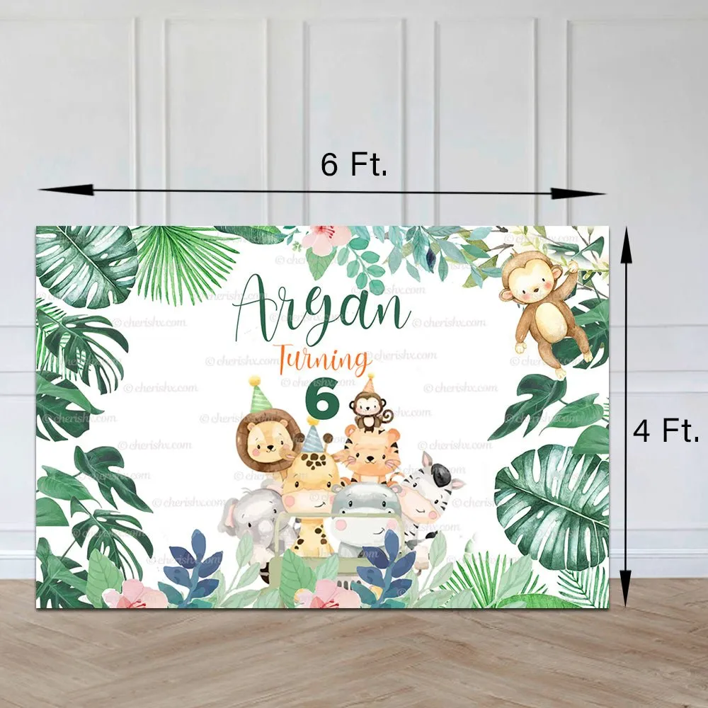 Jungle Birthday Combo Kit - Silver