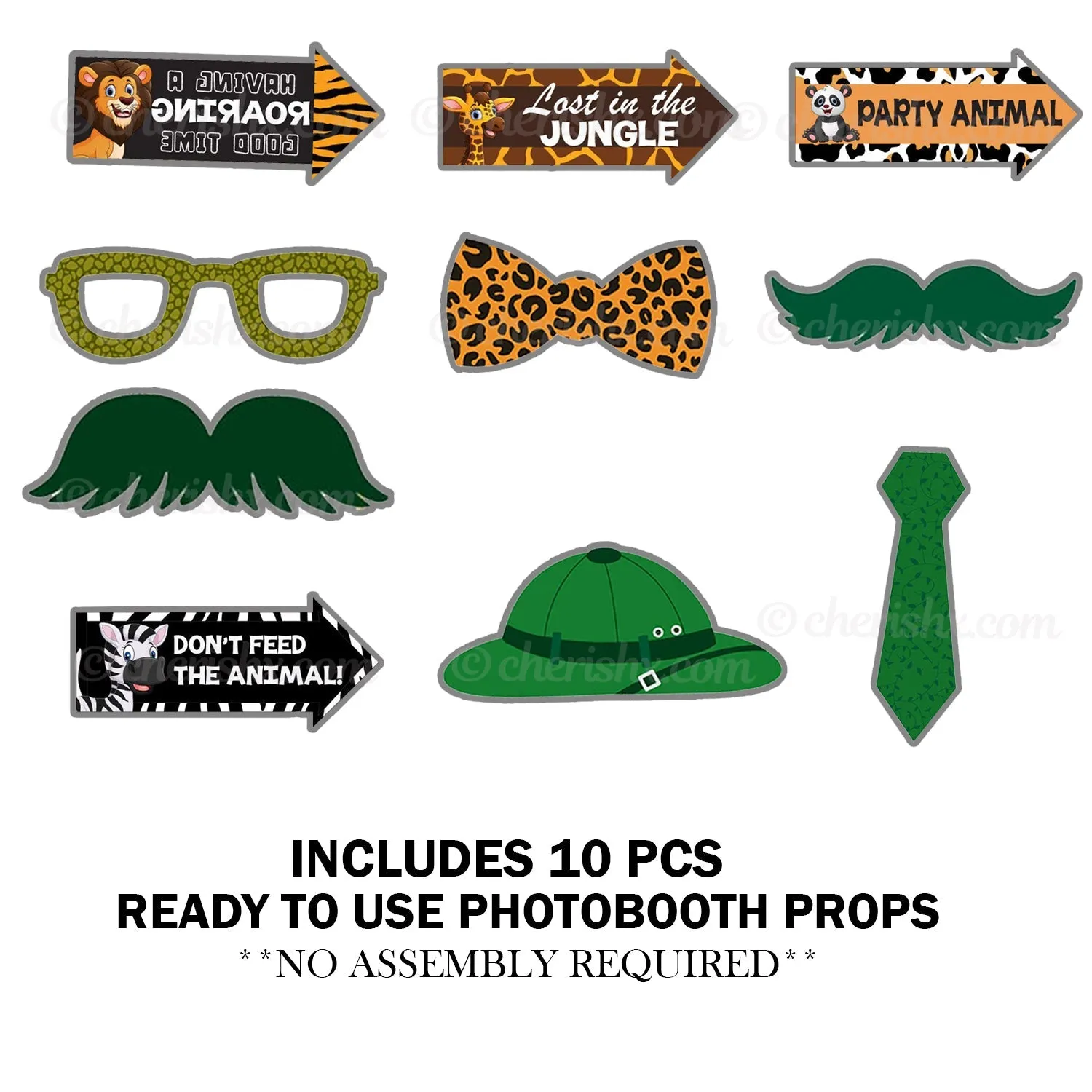 Jungle Birthday Combo Kit - Silver
