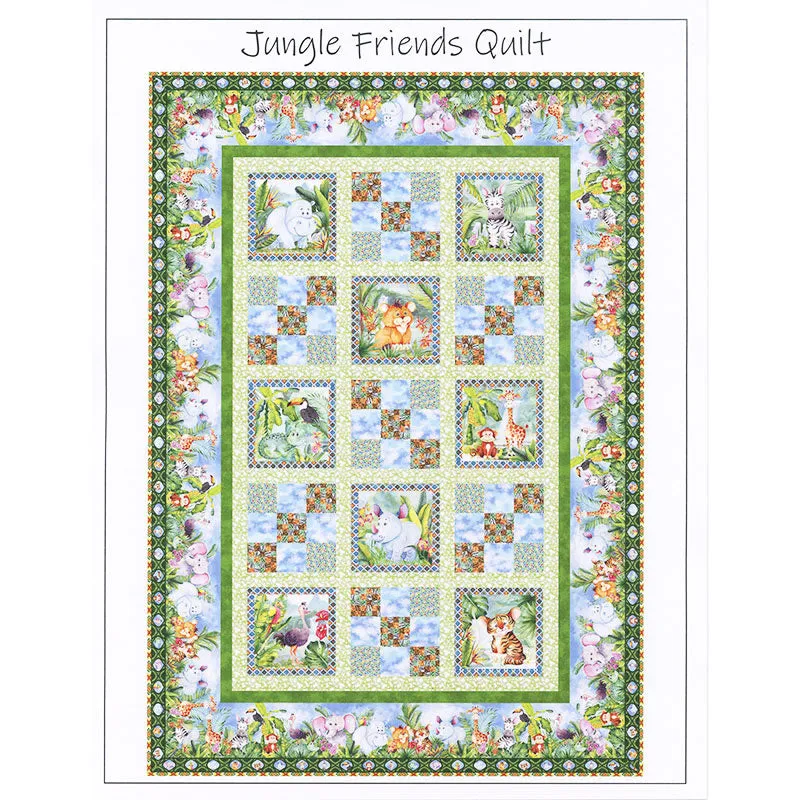 Jungle Friends Quilt Pattern