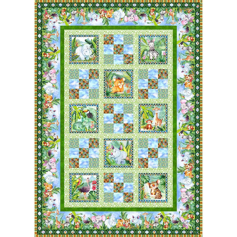 Jungle Friends Quilt Pattern