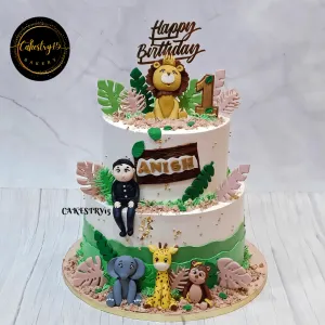 Jungle Safari Adventure 5kg Cake