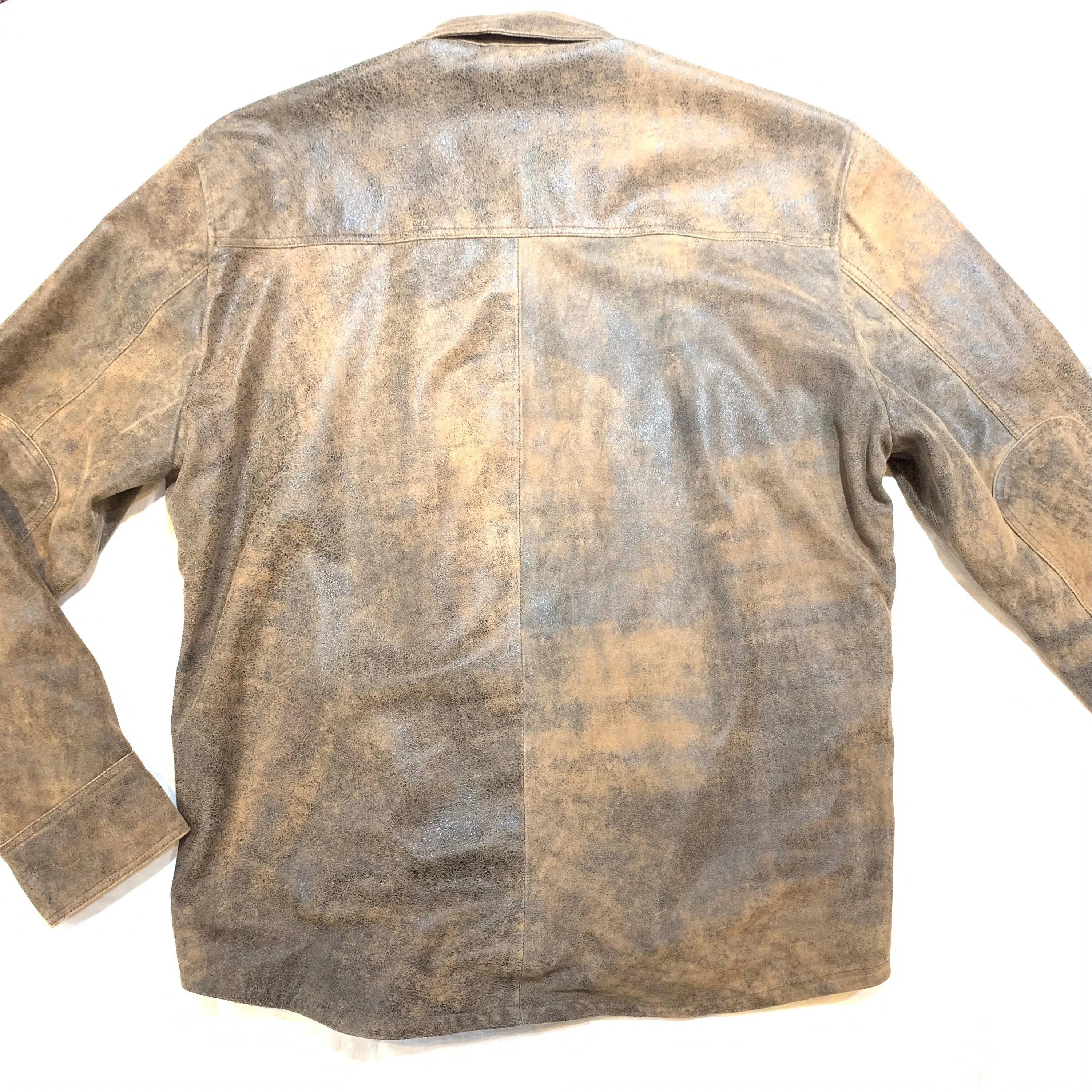Kashani Men's Jungle Lambskin Button-Up Shirt