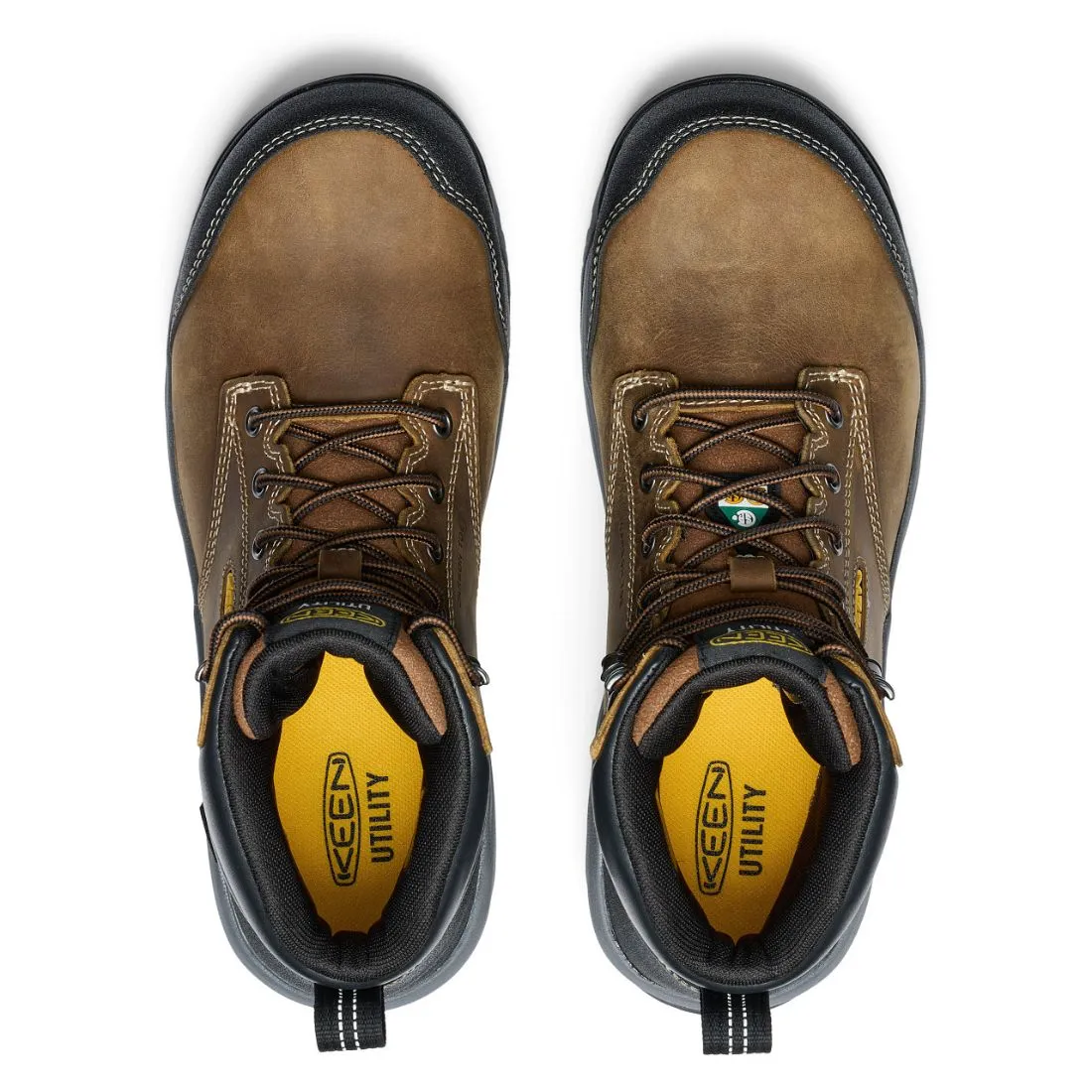 Keen Evanston Men's 6" Waterproof Composite Toe Work Boot - 1029855 Brown