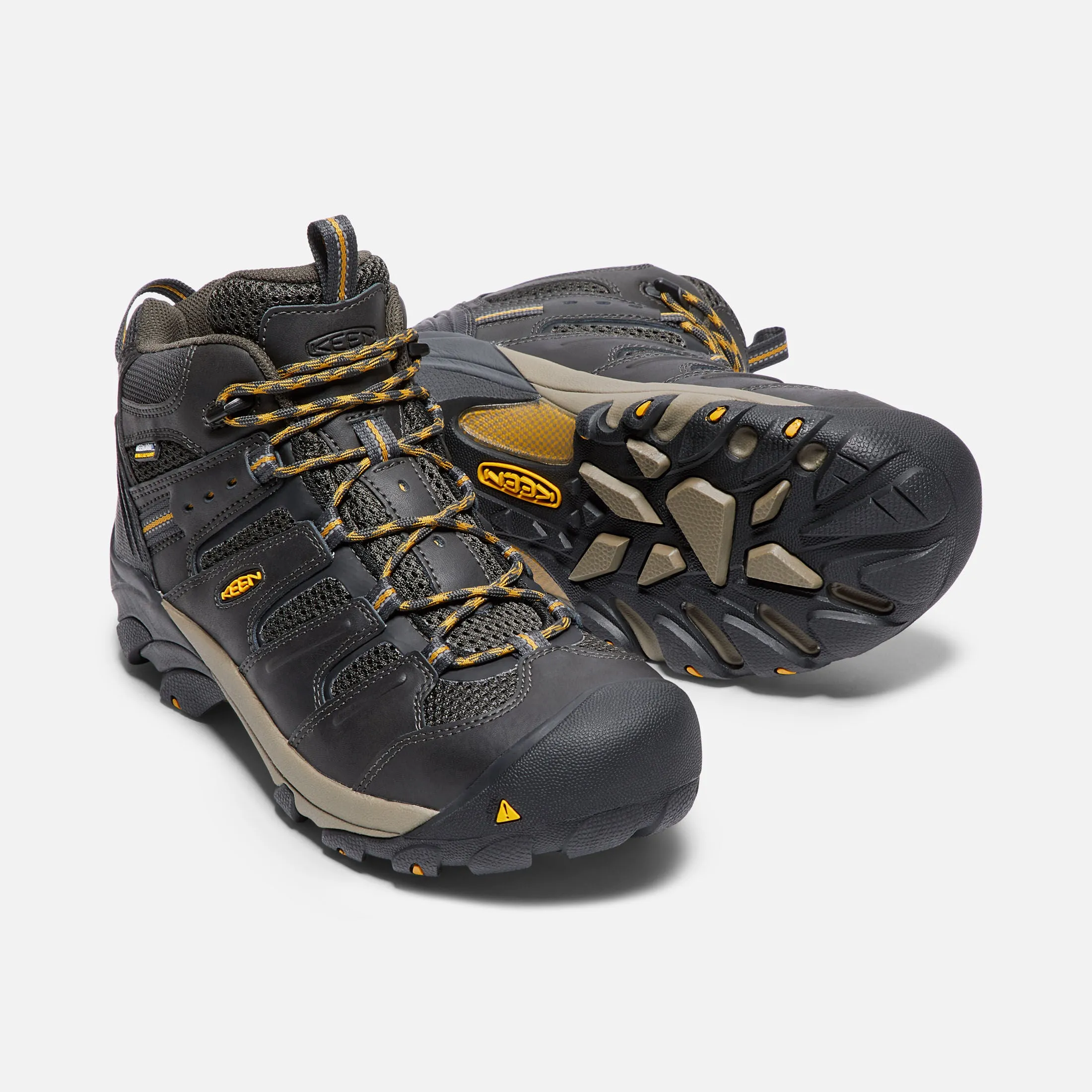 Keen - Men's Lansing Mid Waterproof (Steel Toe)