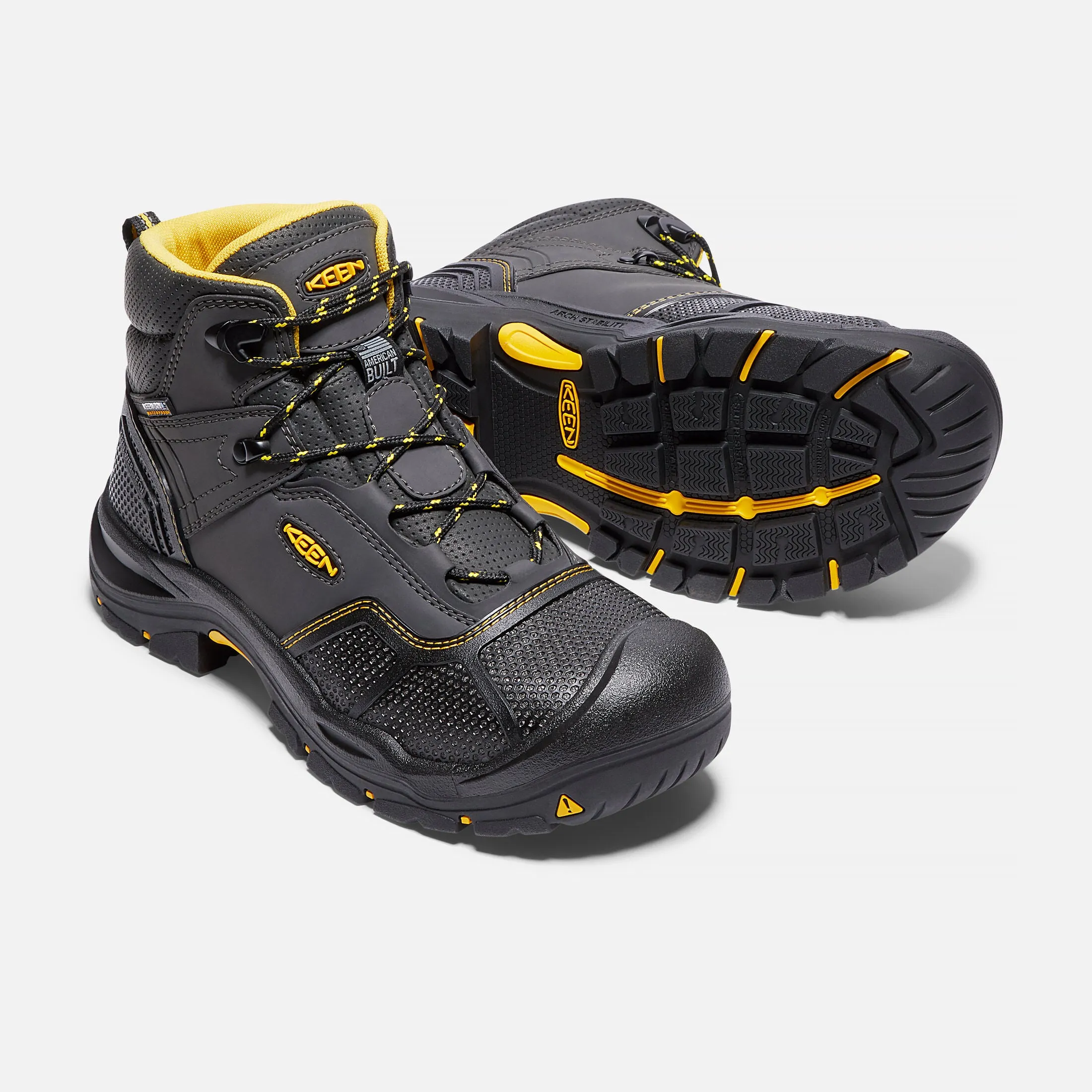 Keen - Men's Logandale Waterproof Boot (Steel Toe)
