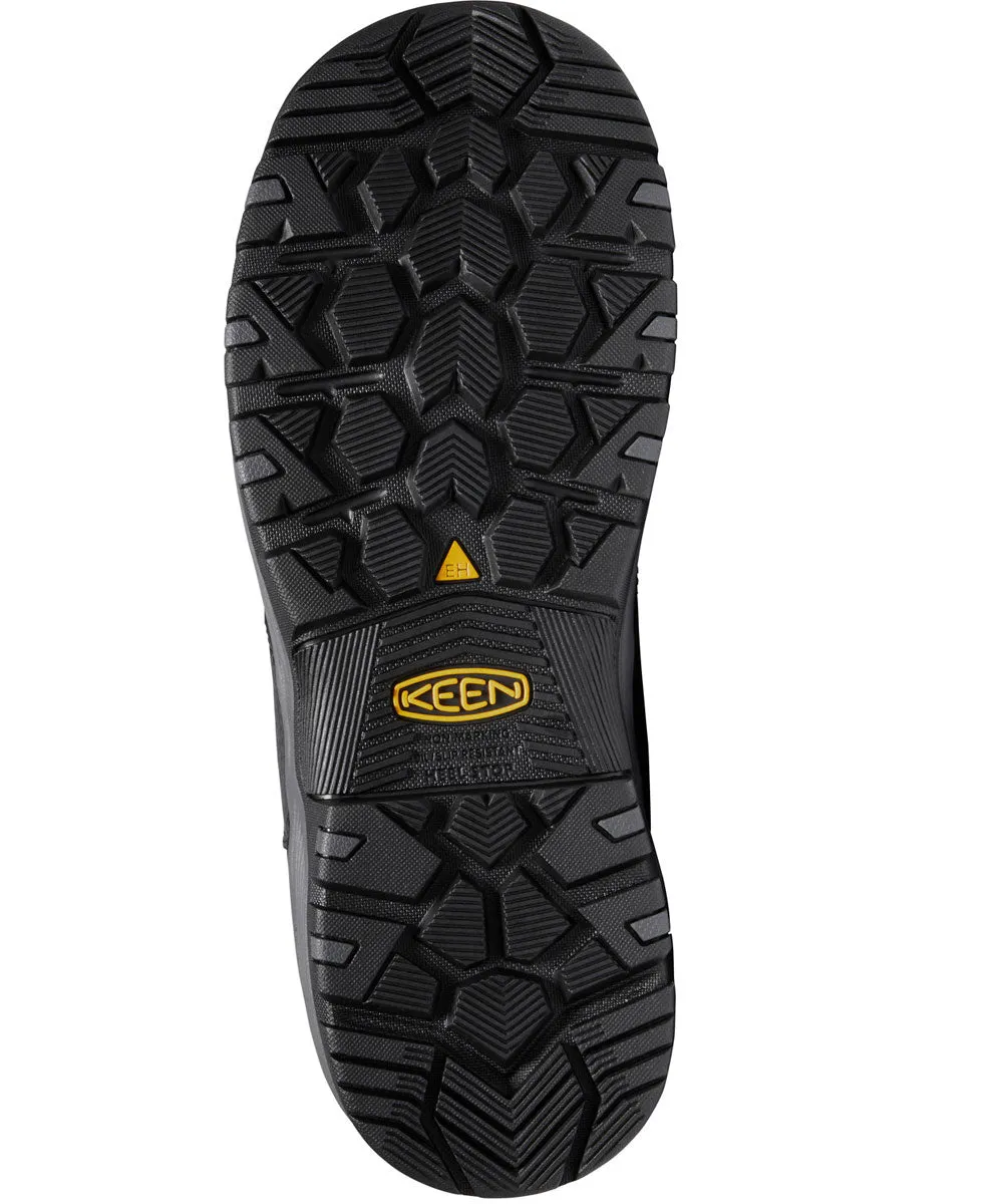 Keen Utility Chicago Waterproof Carbon Fiber Toe Work Boots - Black/Forged Iron