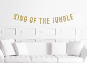 King of The Jungle Banner First Birthday Banner