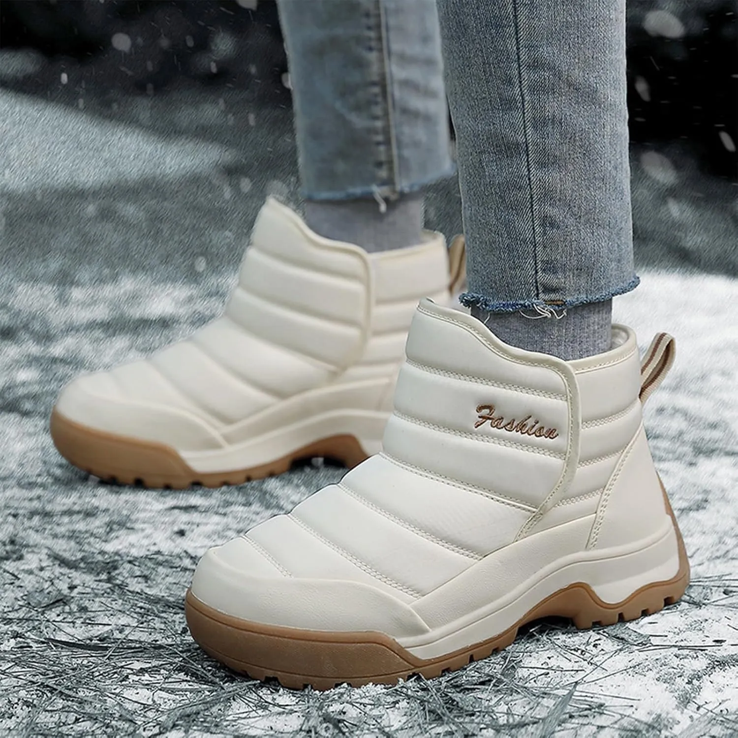 Knee High Snow Boots for Women Anti Slip Boots For Women Snow Boots Waterproof Womens Insulated Snow Boots