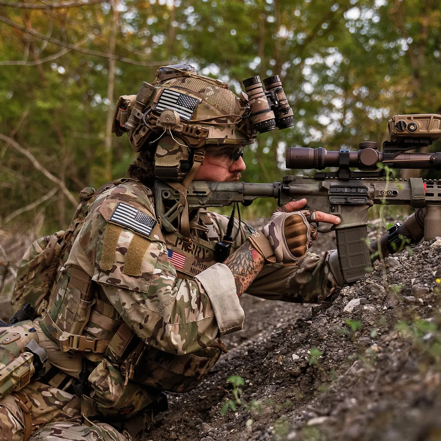 KNUCKLE PRO- FINGERLESS (MULTICAM®)