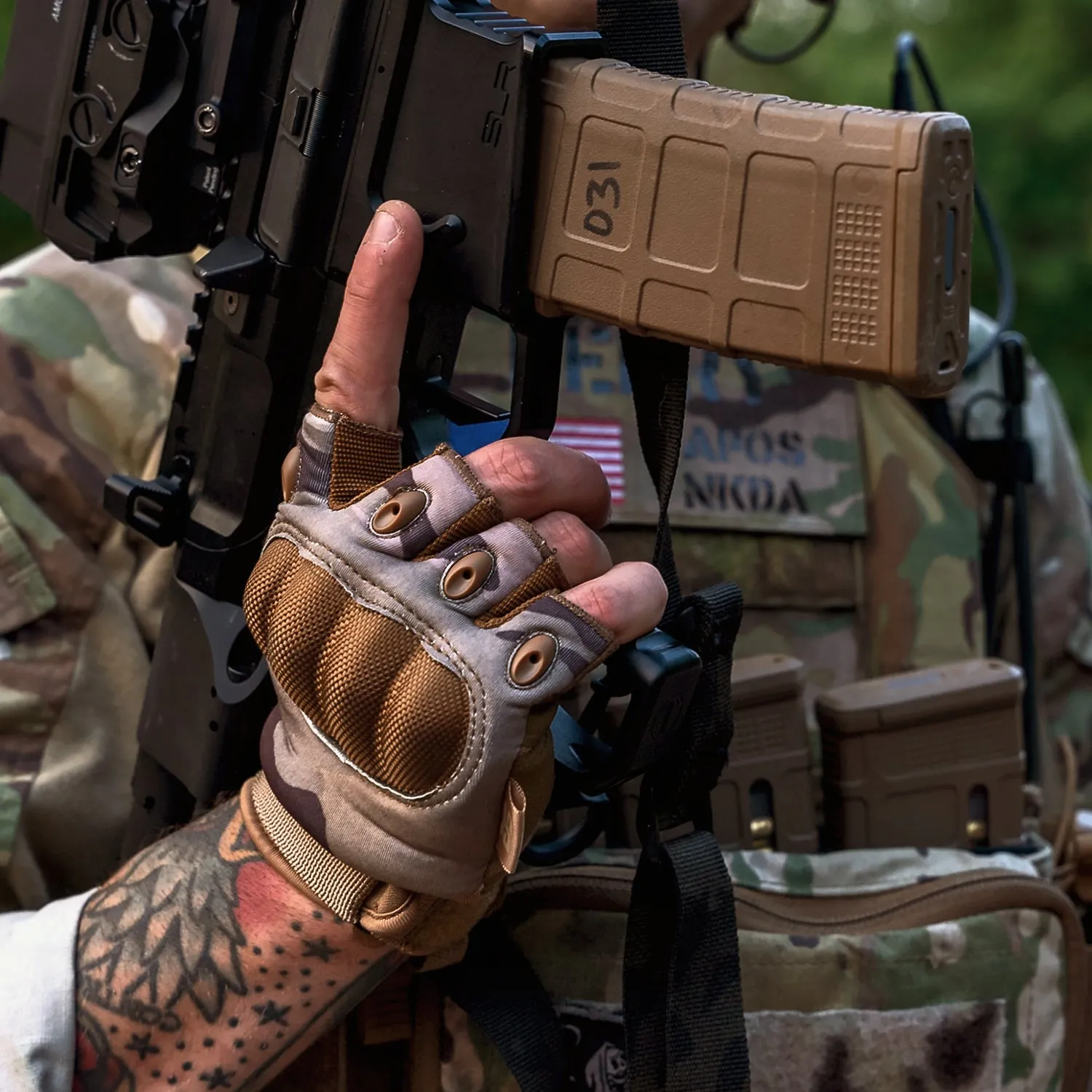 KNUCKLE PRO- FINGERLESS (MULTICAM®)