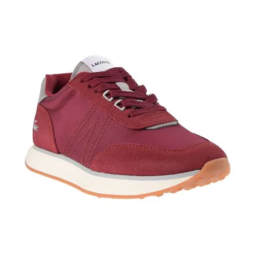 Lacoste L-Spin Deluxe Textile SMA Men's Shoes Burgundy-Off White