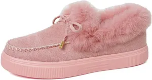 Ladmiple Winter Boots For Women Fashion Snow Boots Winter Shoes with Fur Lined Comfortable Warm Slip On Ankle Booties
