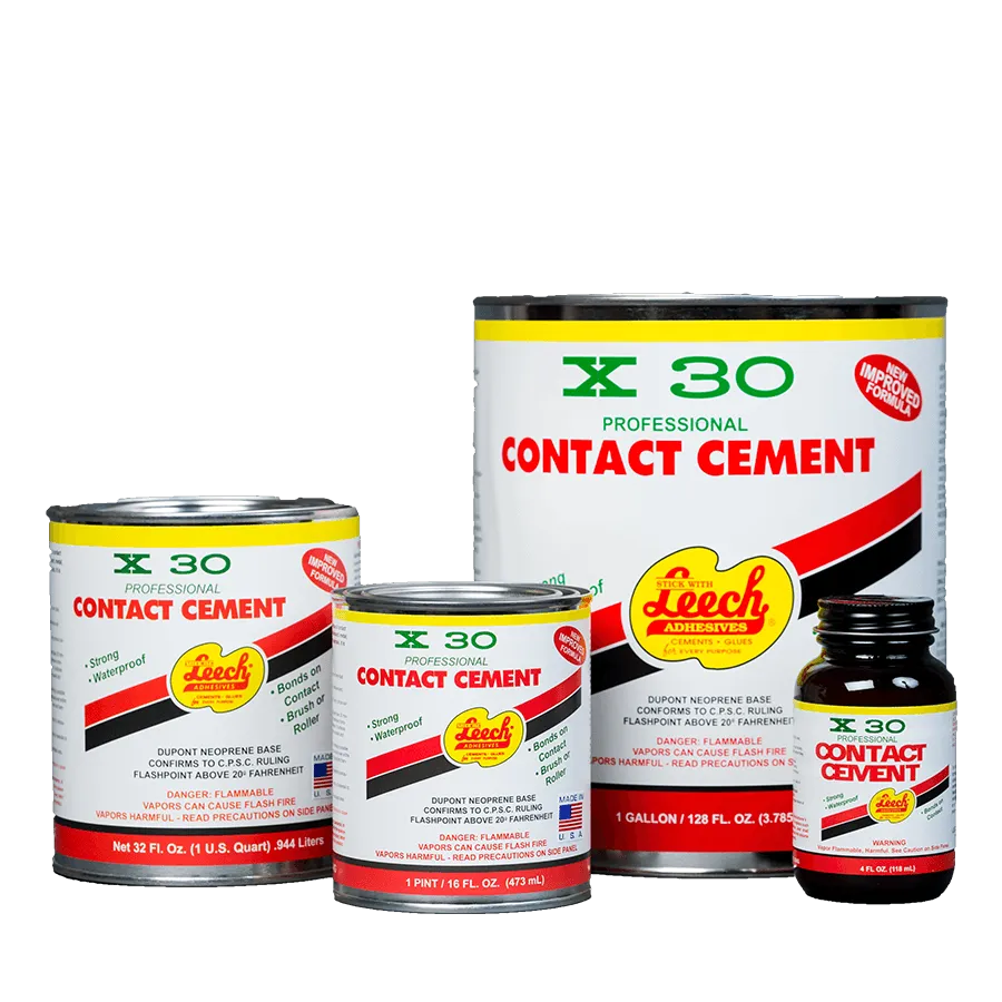 Leech Products X 30® Contact Cement 1 Quart