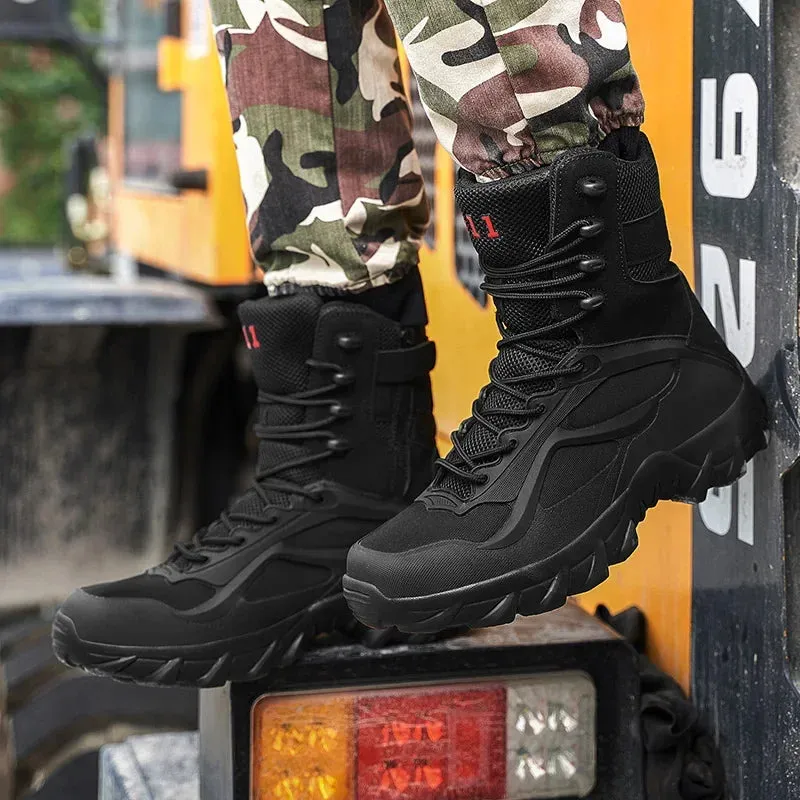 Lightweight & Non-slip Men’s Combat Boots | Special Forces Tactical Shoes for Hiking & Outdoor Activities - Elegant Gift for Men