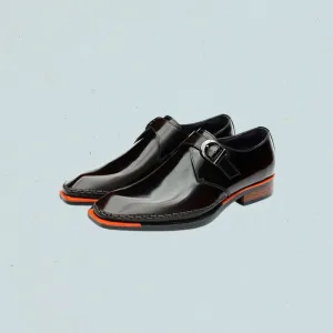 Lorebound Men's Dress Shoes – Business Loafers for Men in Black & Amber