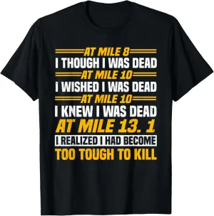 Marathoner Marathon Running Shoes Foot Race Runner T-Shirt