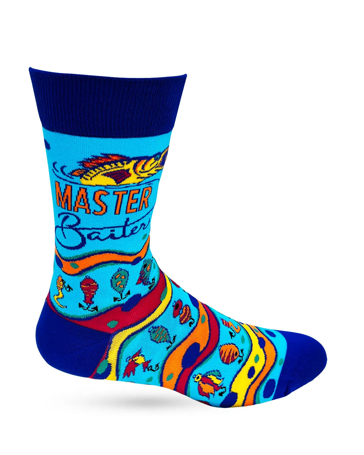 Master Baiter Men's Novelty Crew Socks - Wholesale