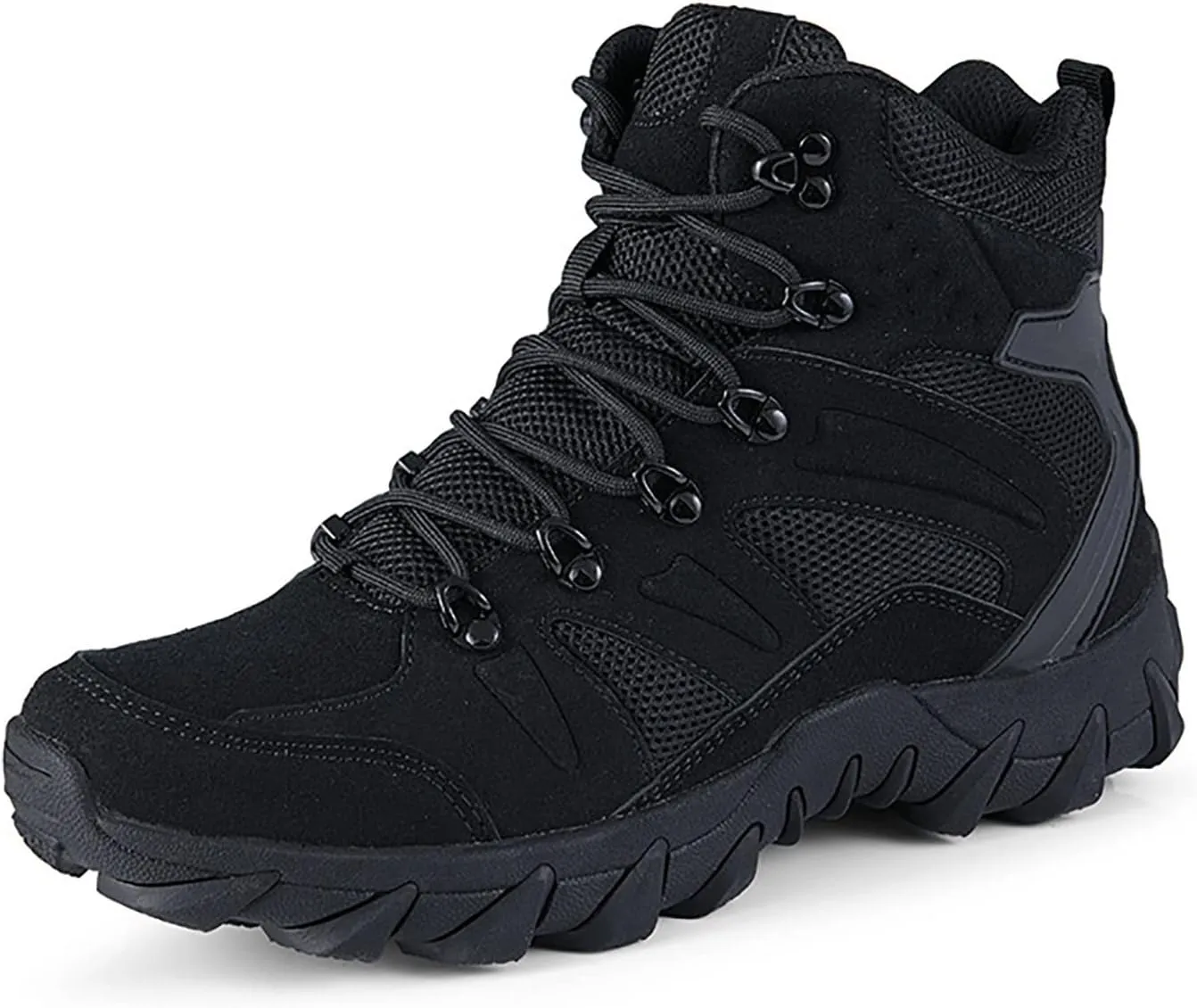 Men Desert Tactical Military Boots, Spring and Fall Lightweight and Breathable Suede Leather Woodland Boot,for Outdoor Waterproof Non-Slip Work Boots