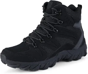 Men Desert Tactical Military Boots, Spring and Fall Lightweight and Breathable Suede Leather Woodland Boot,for Outdoor Waterproof Non-Slip Work Boots