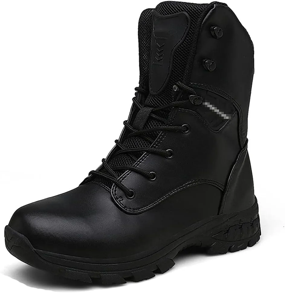 Men Special Force Tactical Boots, Outdoor Non-Slip Desert Combat Shoes, Camo Waterproof Military Hunting Boots