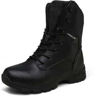 Men Special Force Tactical Boots, Outdoor Non-Slip Desert Combat Shoes, Camo Waterproof Military Hunting Boots