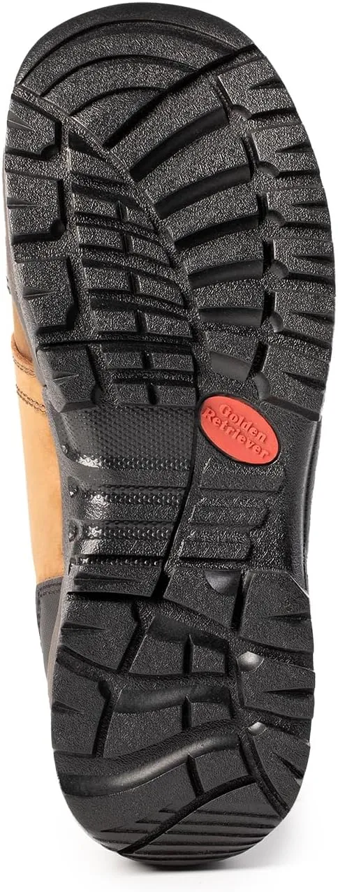 Men's 6''Heavy Duty Work Boots,Waterproof,Nubuck Leather,Slip-Resistant, ASTM, EH, Industrial & Construction Work Boots for Men GR1128
