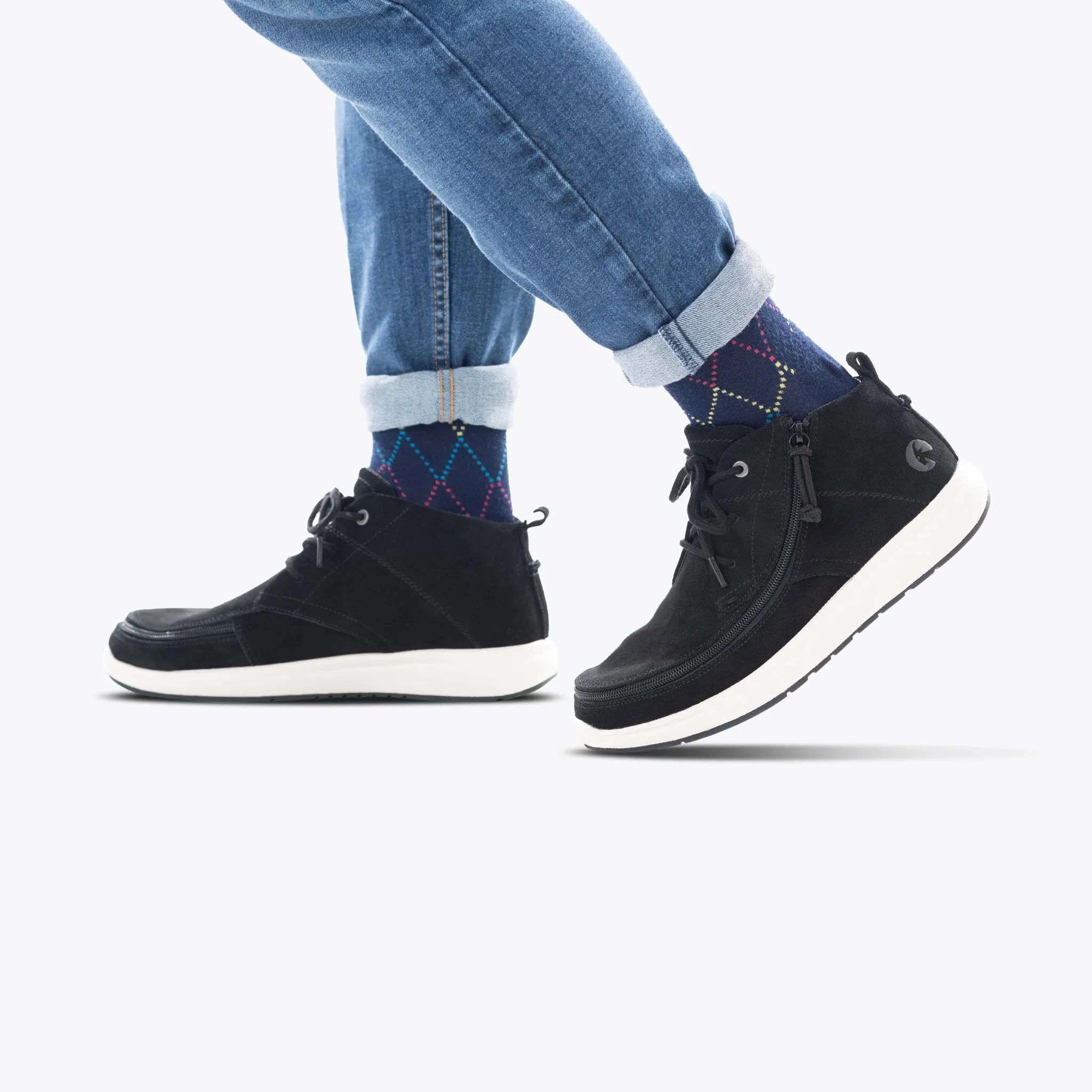 Men's Black Suede BILLY Comfort Chukka