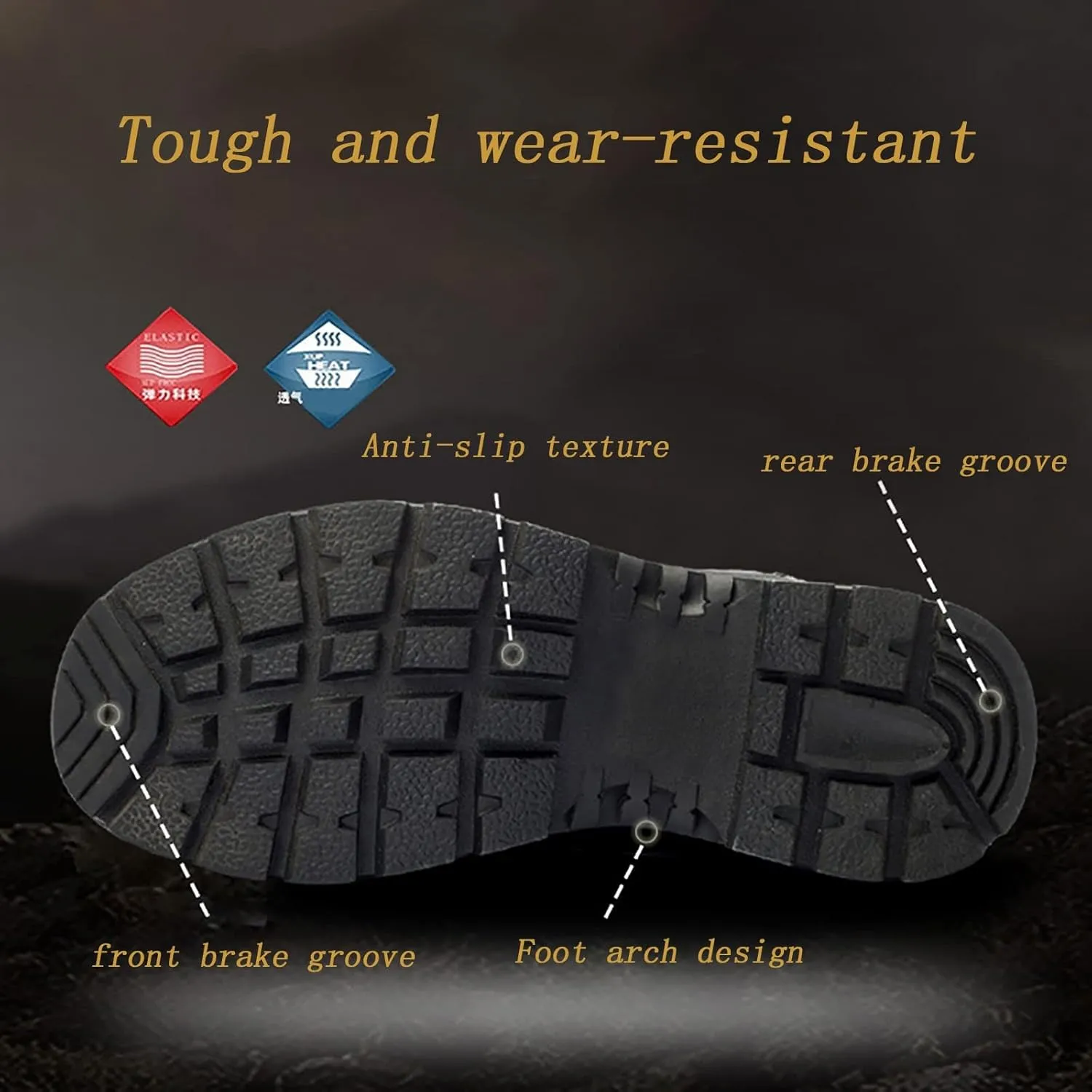 Men's Breathable Military Boots, Outdoor Lightweight Comfort Durablecombat Military Boots, for Desert Hiking Lace Up Sports Combat Hunting Boots