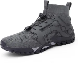 Men's Breathable Outdoor High Rise Hiking Shoes Non-Slip Adventure Ankle Trekking Boots