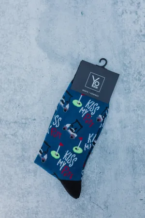 Men's Crew Socks Kiss my Putt