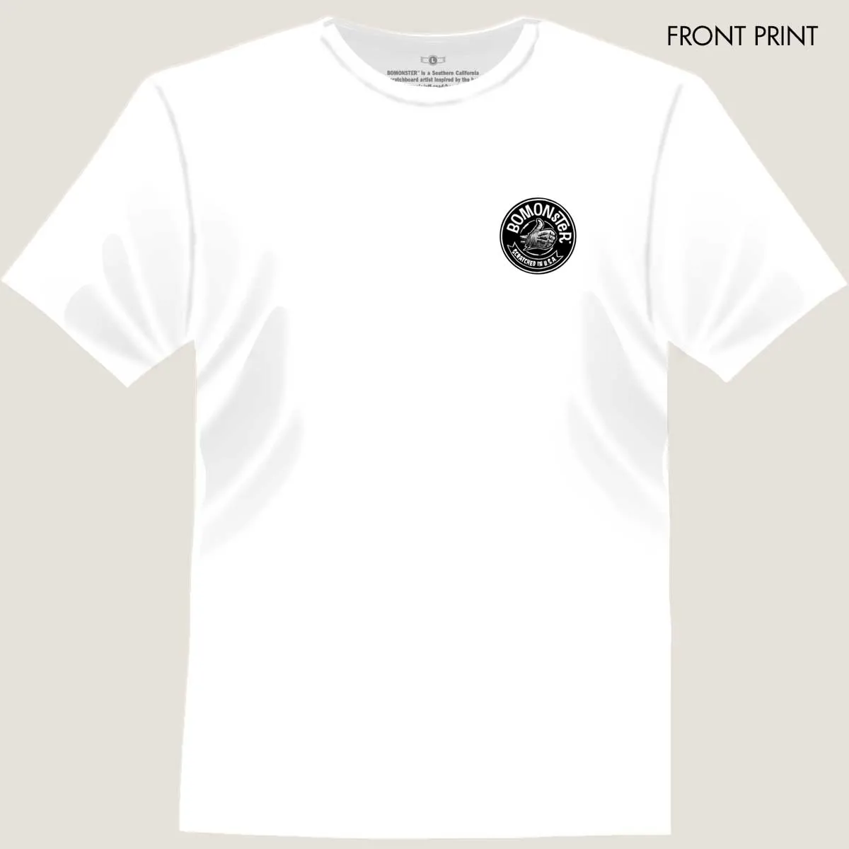 Men's Dirt Bike T-Shirt "Dirt Brains White"