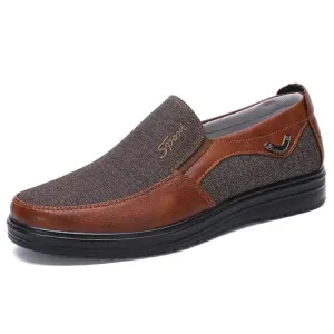 Men's Extended Width Foot And Heel Comfortable Insole Non-Slip Sneakers