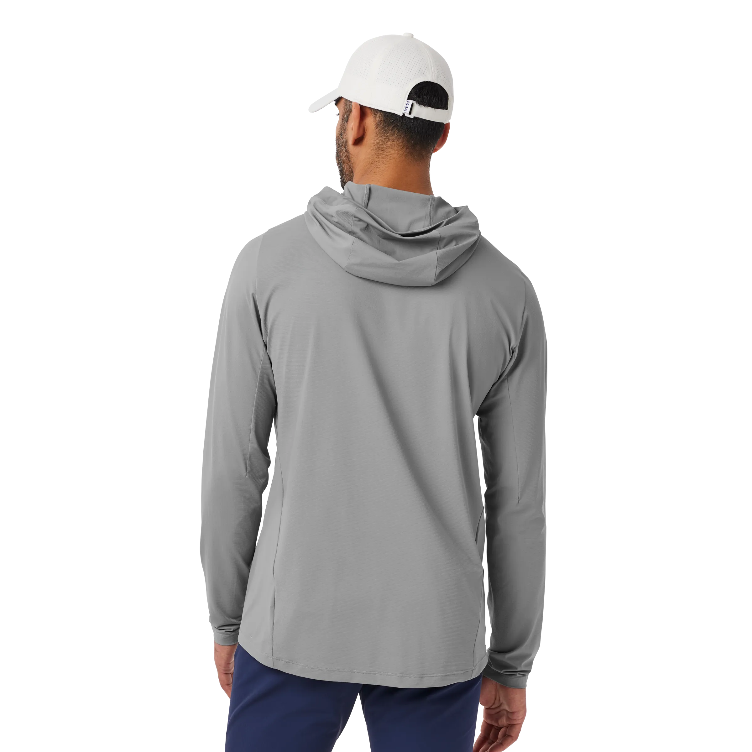 Men's Hooded Ultra Lightweight Sunshirt Grey