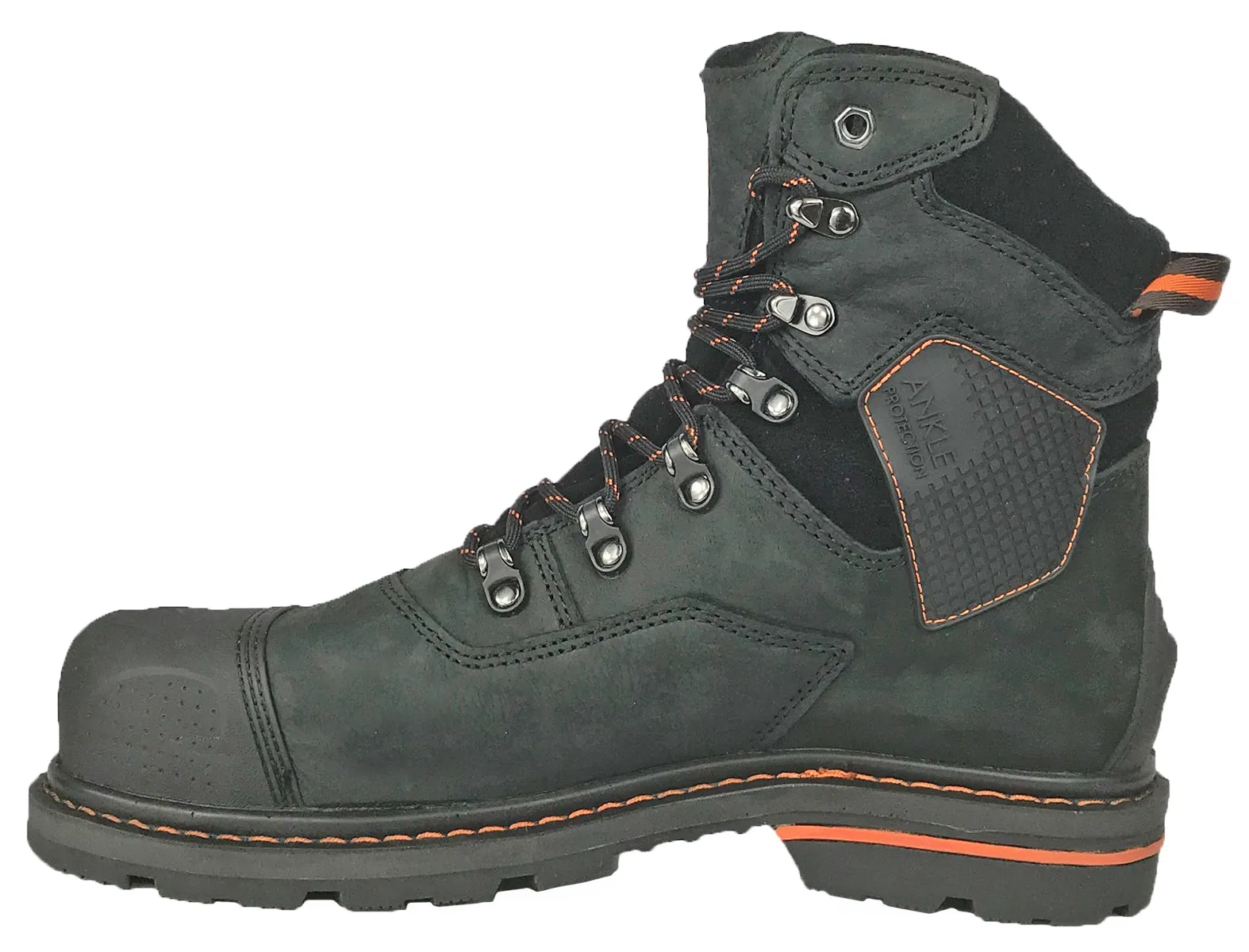 Men's Hoss 6" Range Black, EH, SR, WP, PR, Composite Toe Boot
