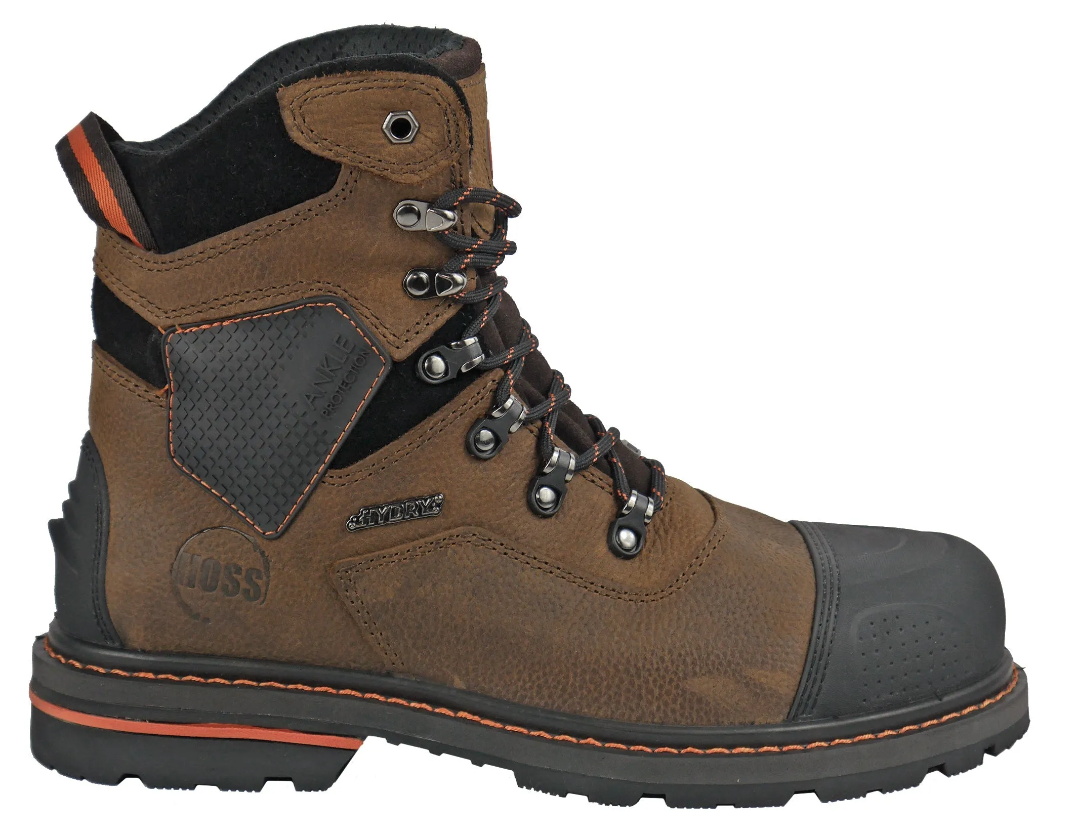 Men's Hoss 6" Range Brown, EH, SR, WP, PR, Composite Toe Boot
