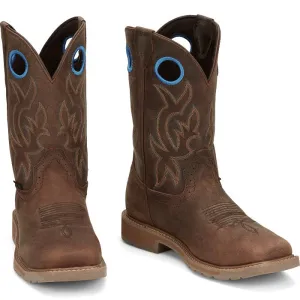 MEN'S JUSTIN ALL AROUND 11" STEEL TOE WATERPROOF WORK BOOT SE3115