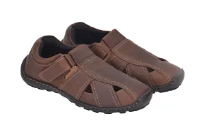 Mens Leather Fisherman Sandal 915611