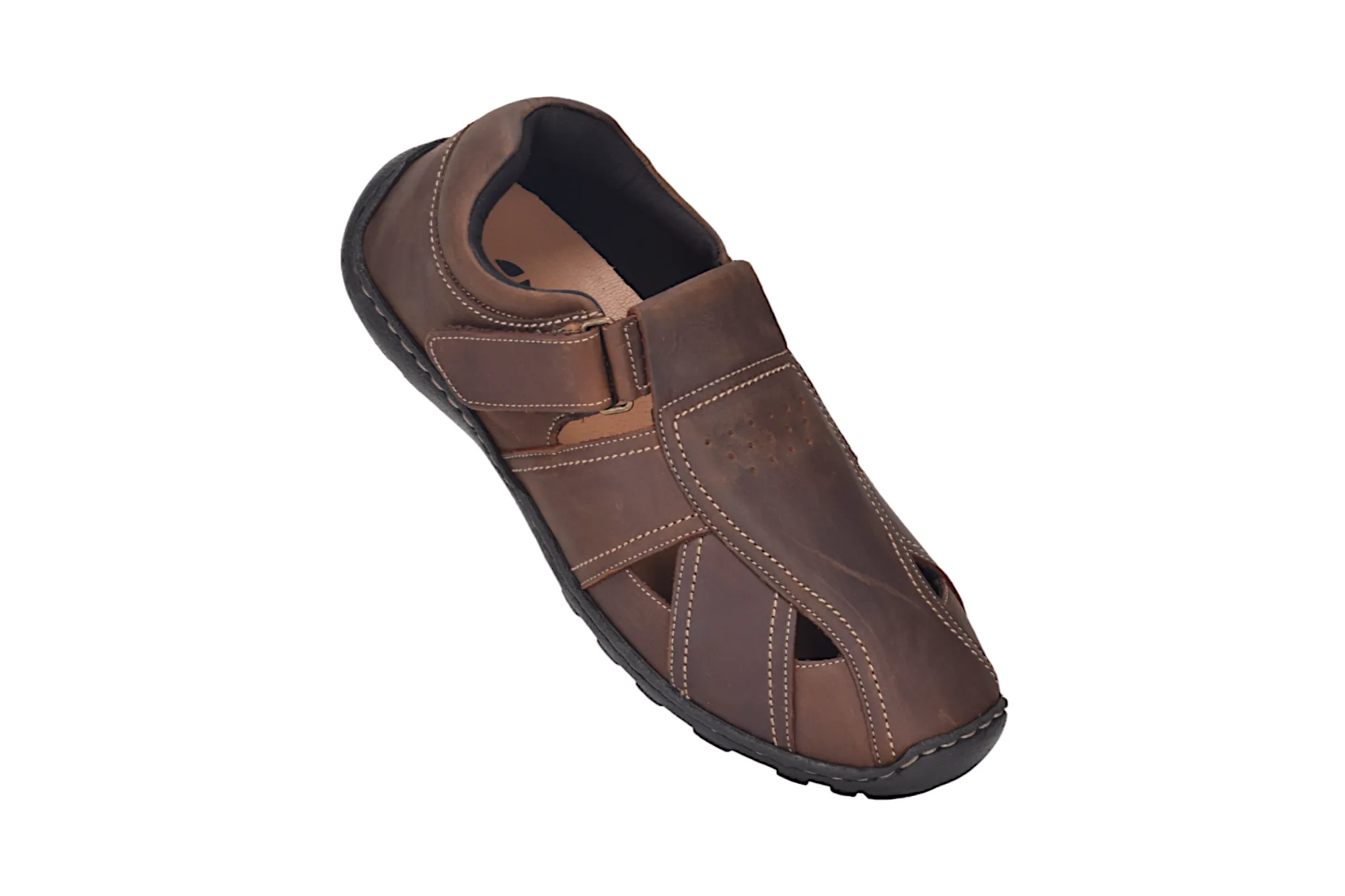 Mens Leather Fisherman Sandal 915611
