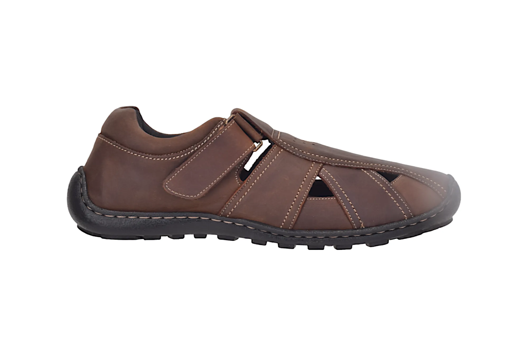 Mens Leather Fisherman Sandal 915611