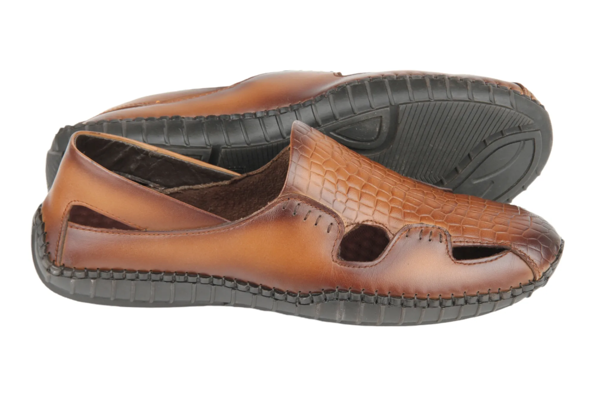 Mens leather fisherman sandal 996514