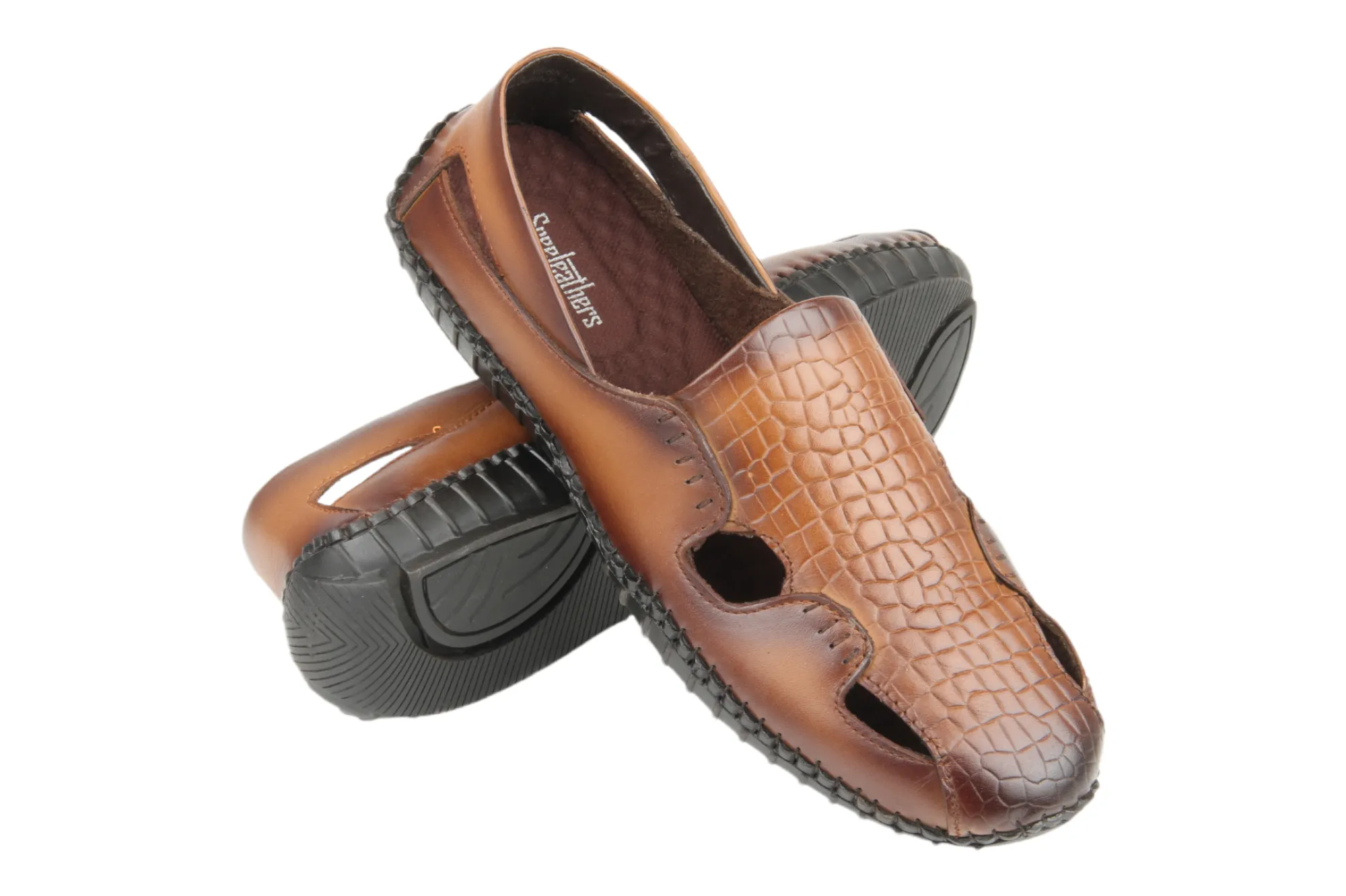 Mens leather fisherman sandal 996514