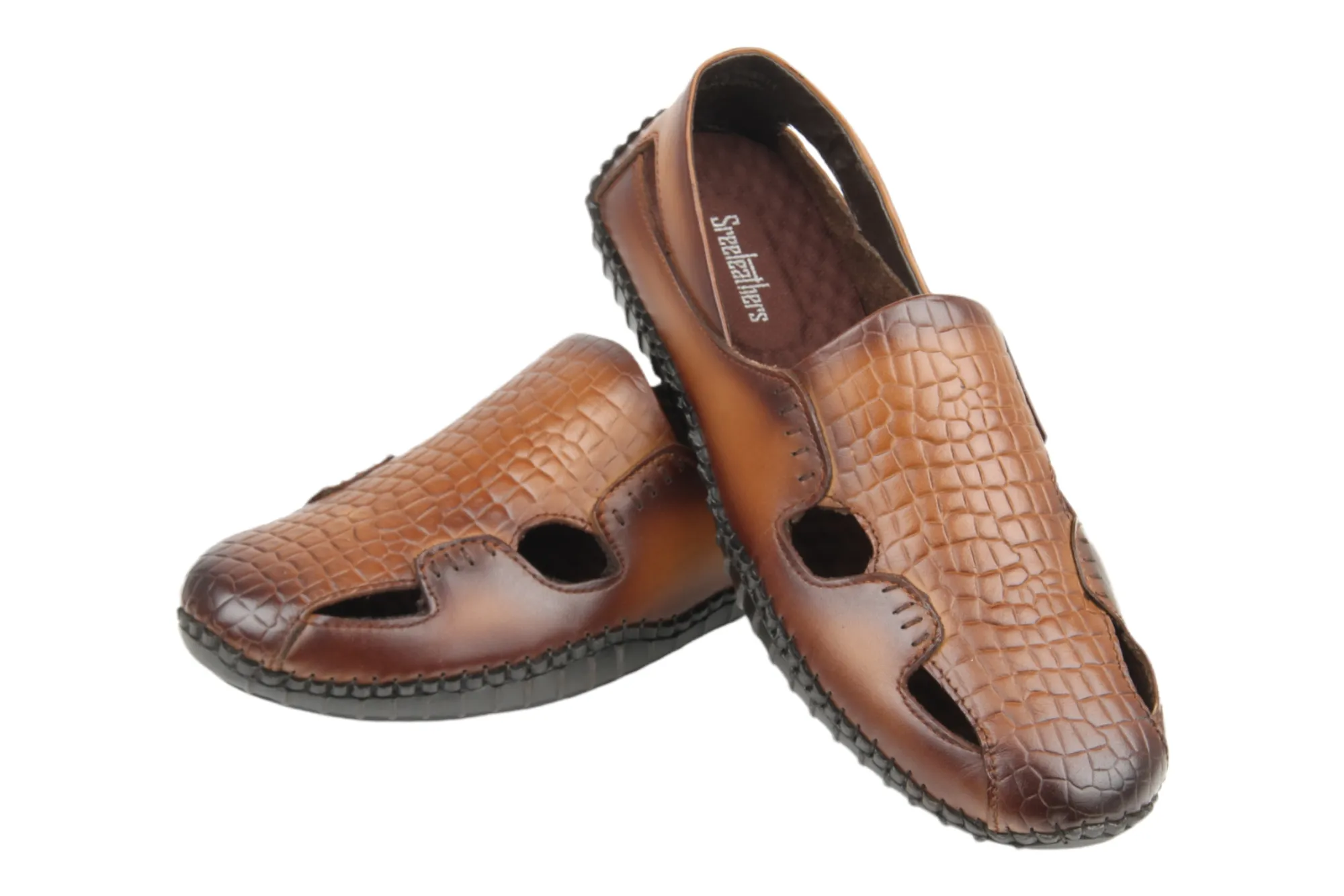 Mens leather fisherman sandal 996514