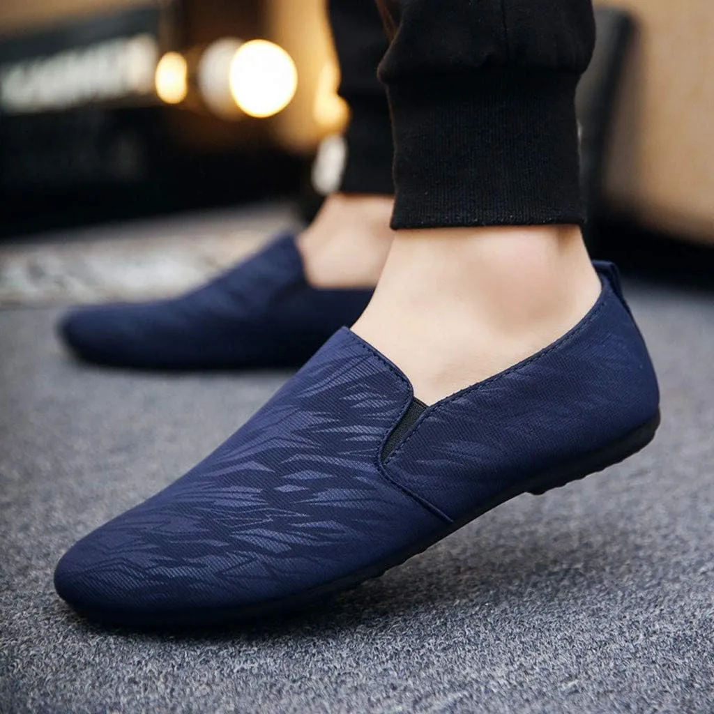 Men's Lightweight Non Slip Barefoot Shoes Slip On Lightweight Breathable Fashion Sneaker Non Slip Walking Shoes