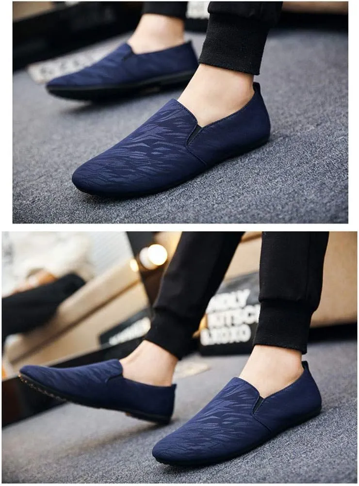 Men's Lightweight Non Slip Barefoot Shoes Slip On Lightweight Breathable Fashion Sneaker Non Slip Walking Shoes