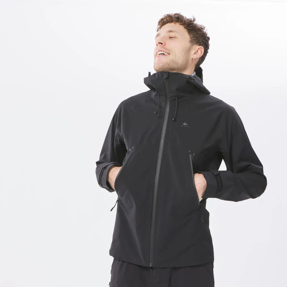 Men's Mountain Hiking Jacket Waterproof - MH500