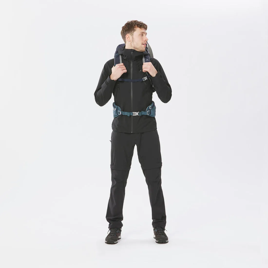 Men's Mountain Hiking Jacket Waterproof - MH500