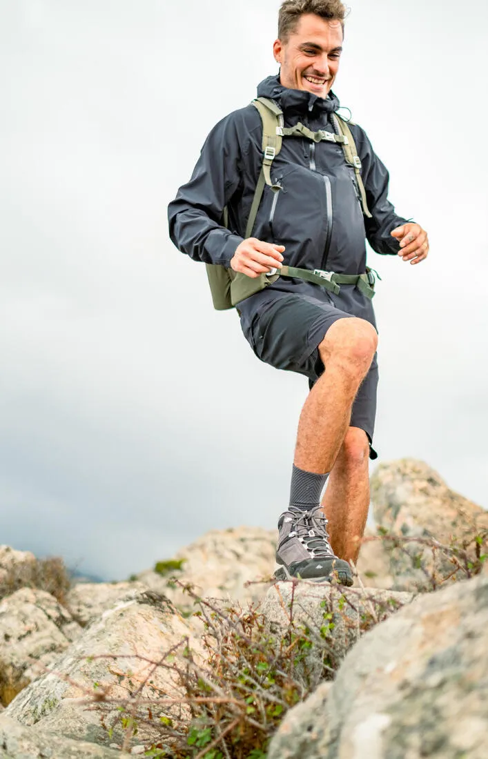 Men's Mountain Hiking Jacket Waterproof - MH500